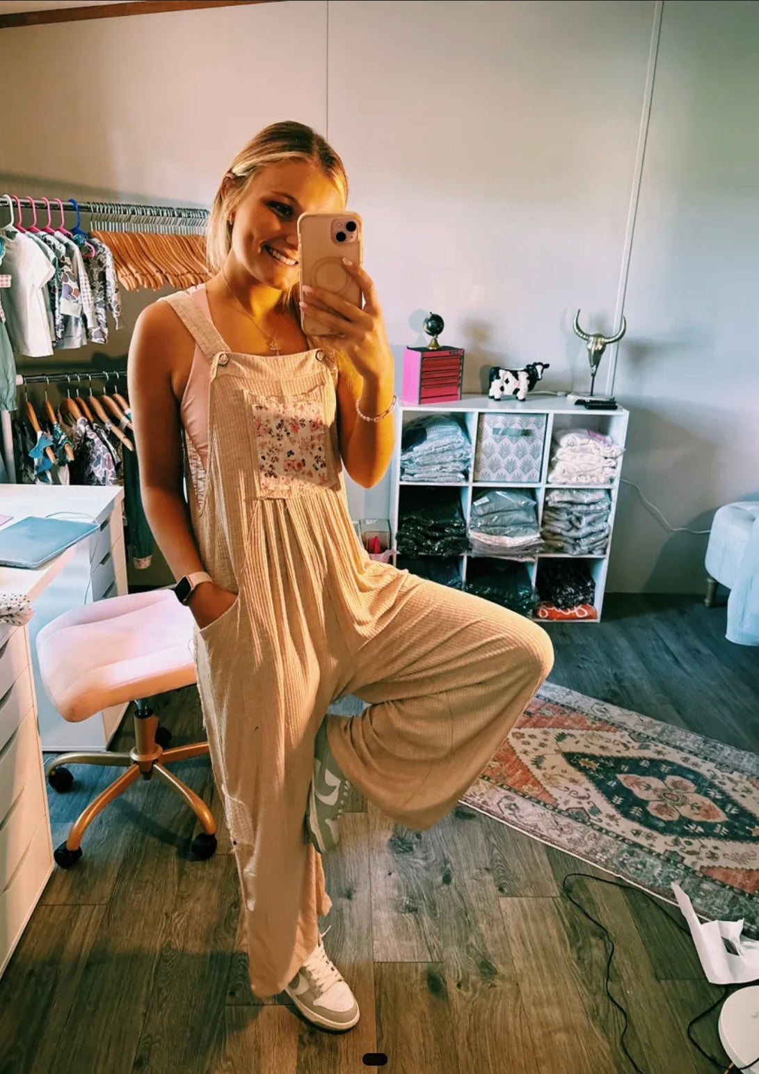 Floral Patchwork Jumpsuit