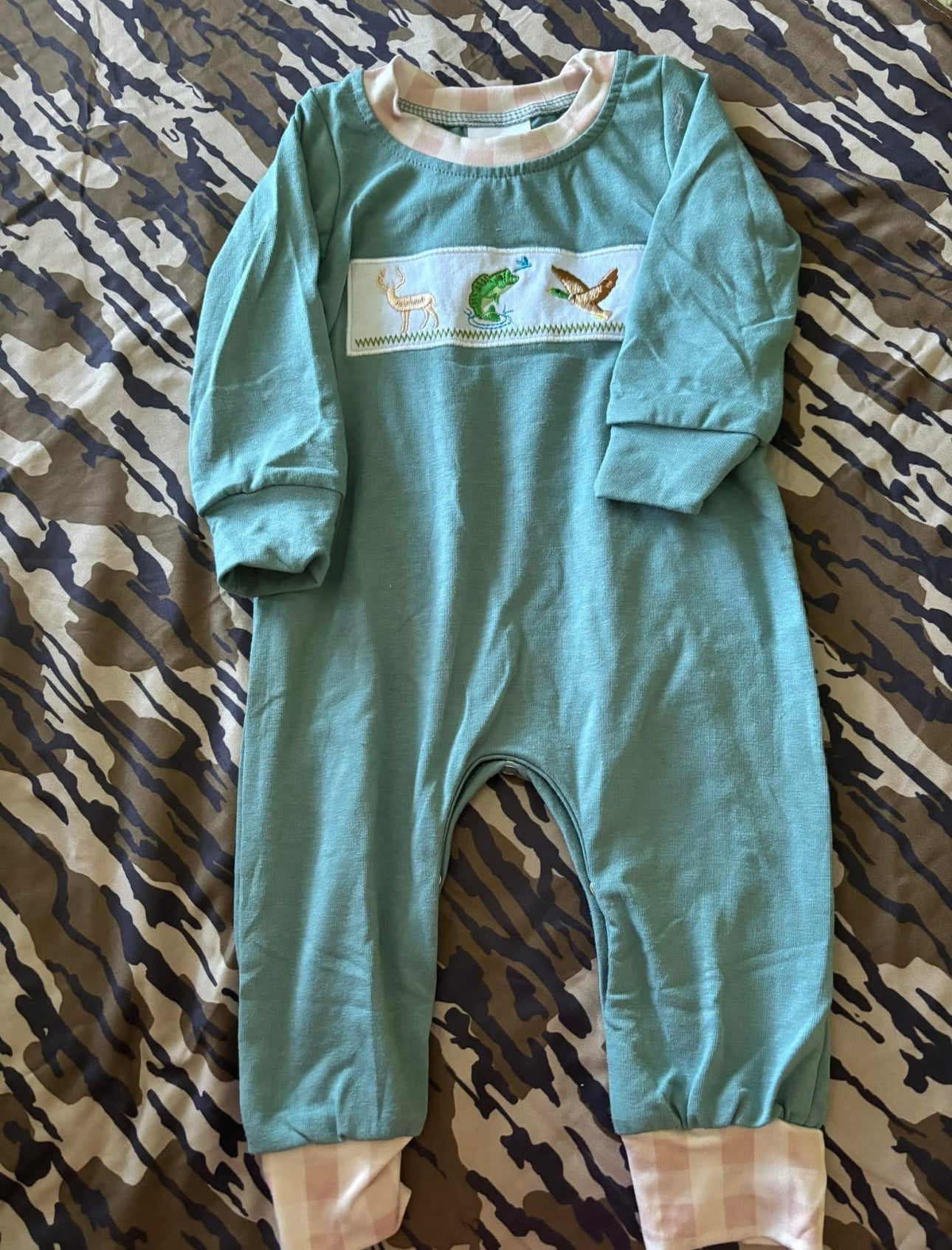 Deer & Fish Onesie