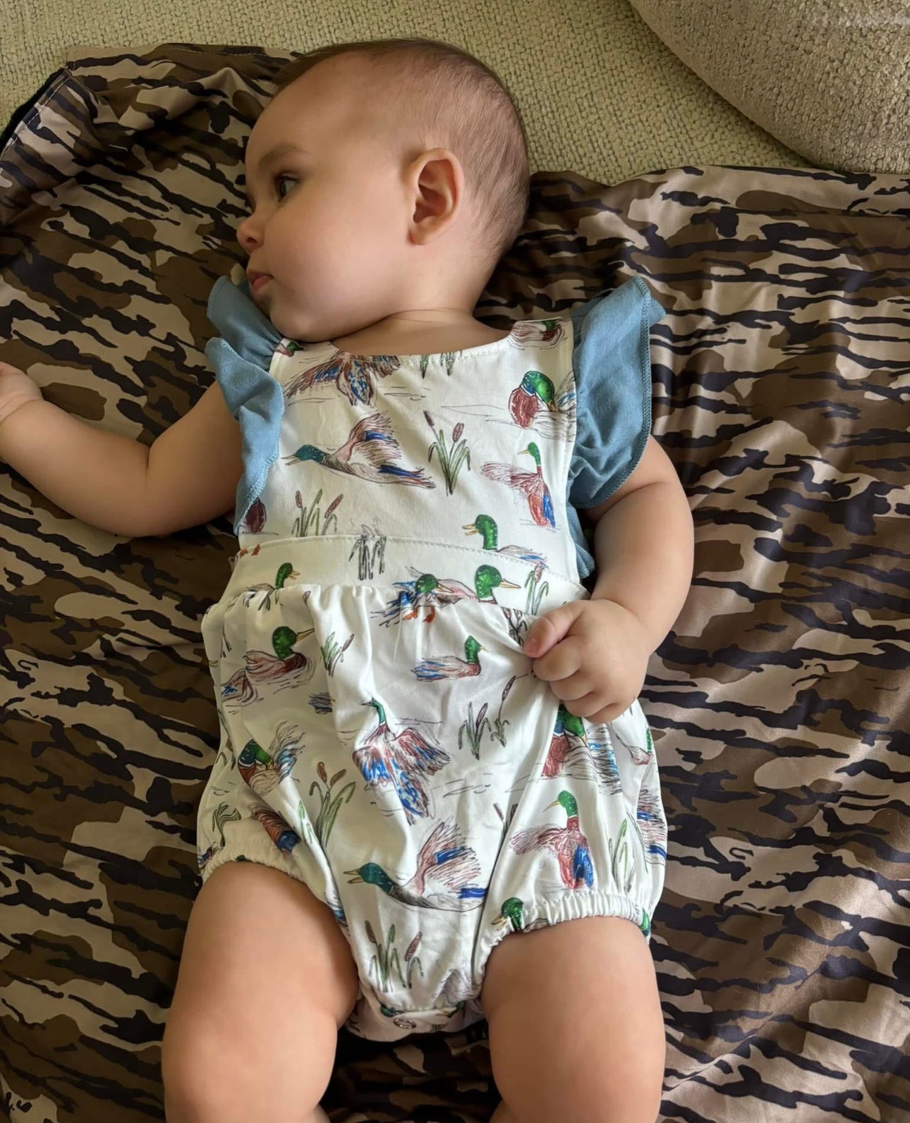 Ruffle Deer Onesie
