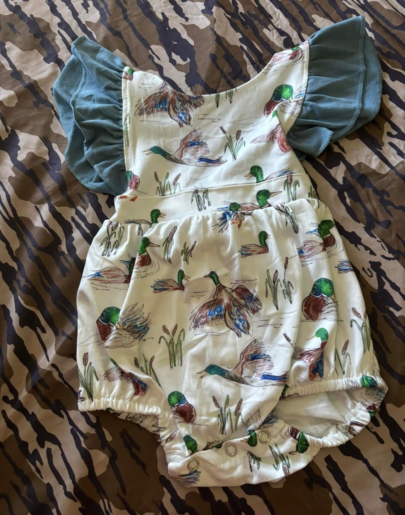 Ruffle Deer Onesie