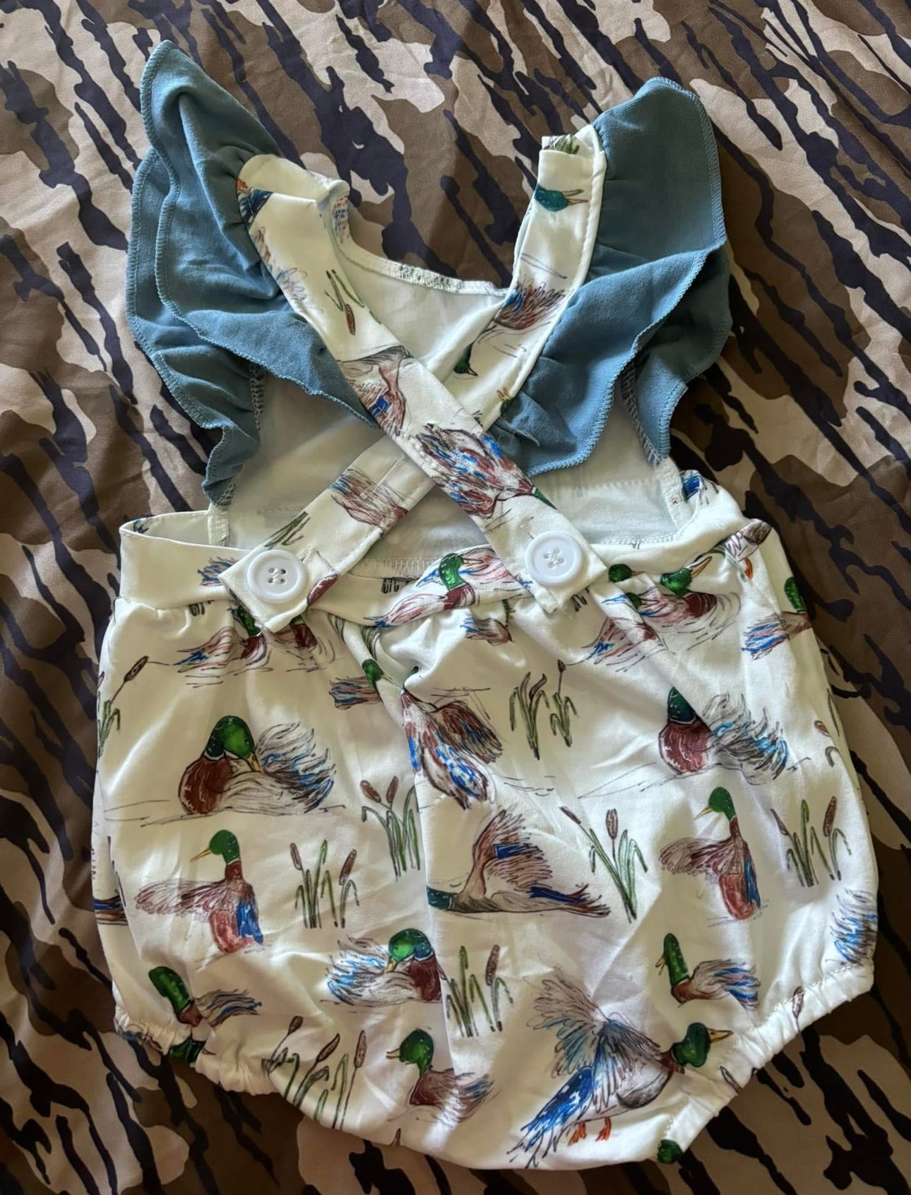 Ruffle Deer Onesie
