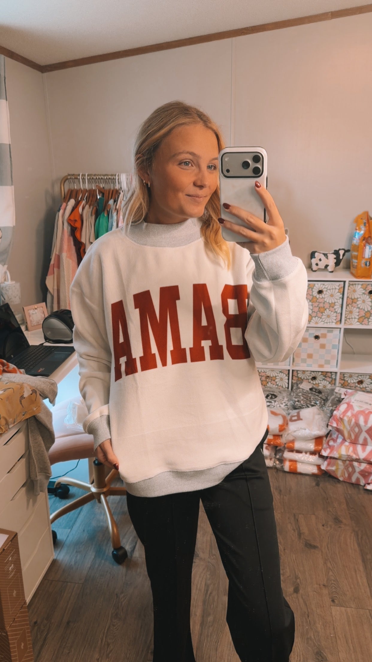 Alabama reversible crewneck