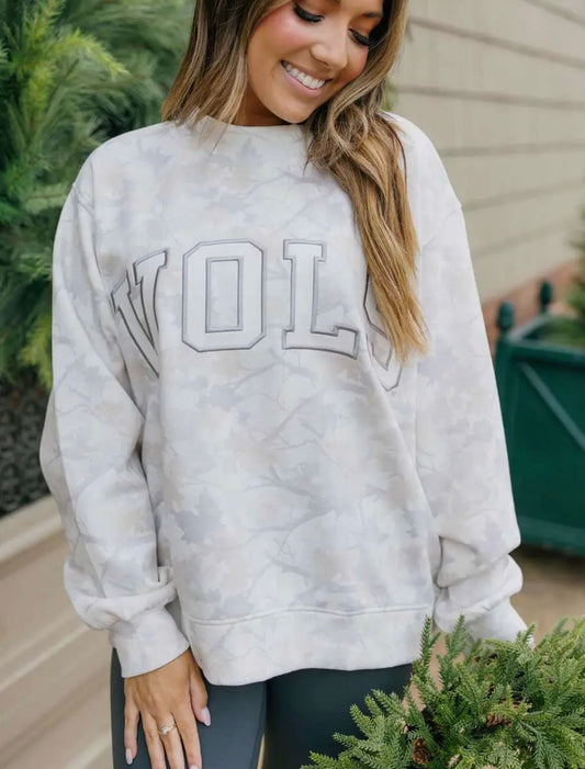 VOLS Camo Crewneck