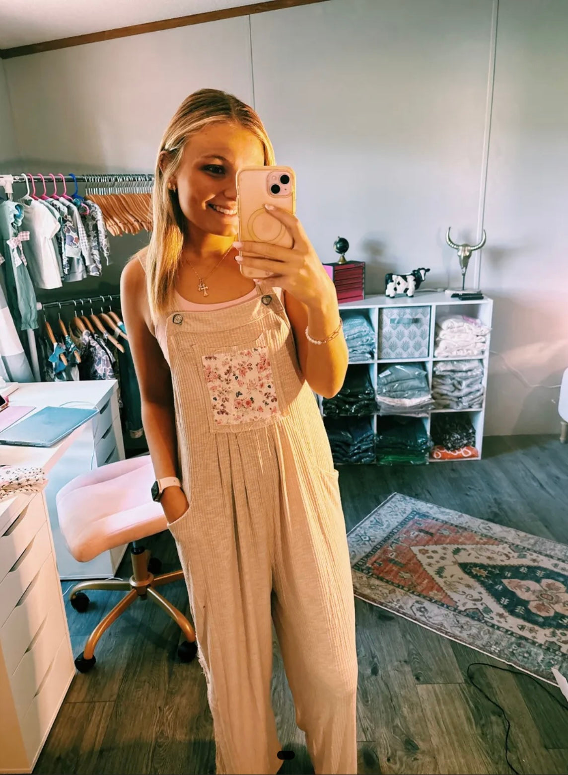 Floral Patchwork Jumpsuit