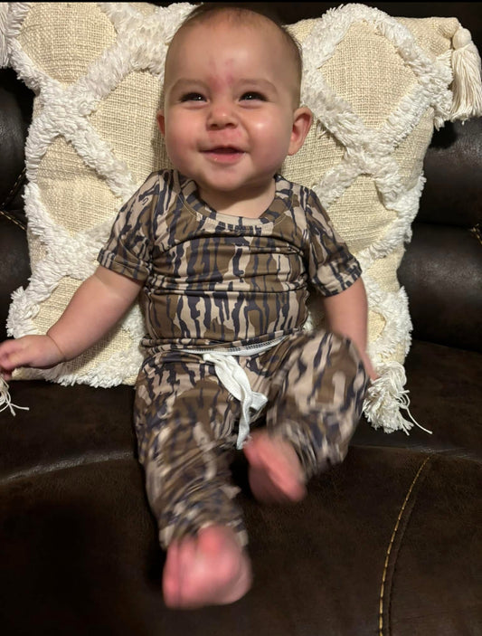 Camo Shirt & Pant Set