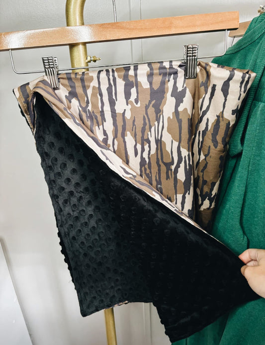 Camo Print Baby Blanket