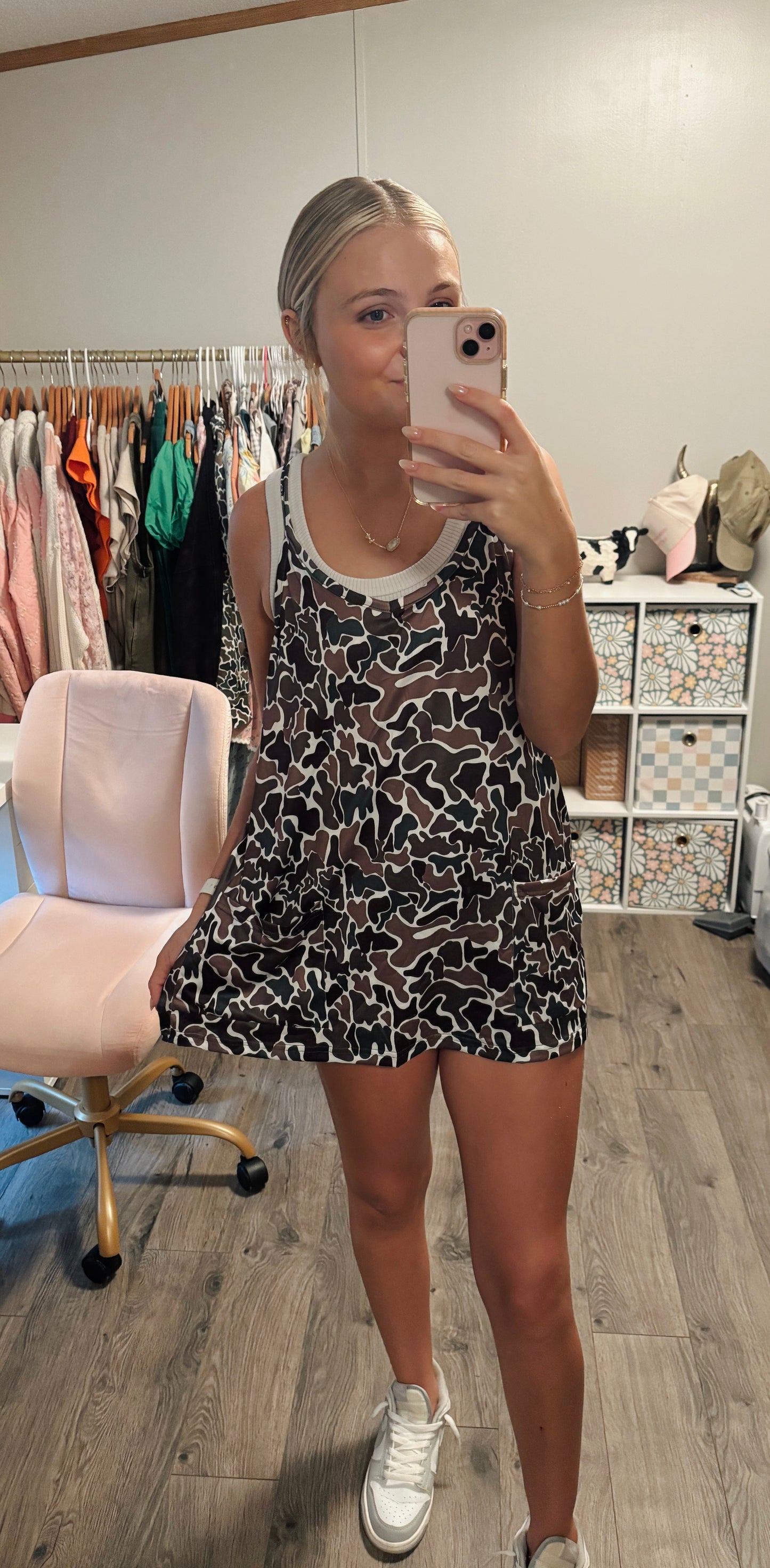 Brown Camo Romper