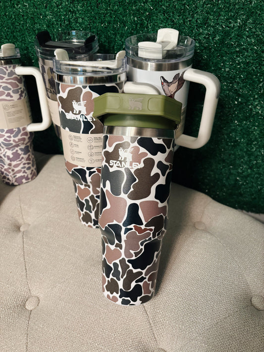 Brown Camo Cup - 30oz